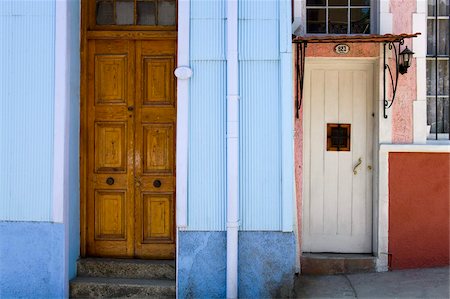 Doors in Cerro Concepcion, UNESCO World Heritage Site, Valparaiso, Chile, South America Stock Photo - Rights-Managed, Code: 841-03869578