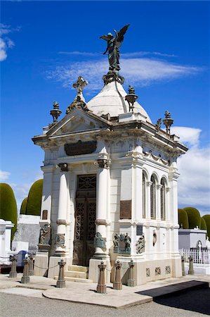 Historic Cemetery in Punta Arenas City, Magallanes Province, Patagonia, Chile, South America Stock Photo - Rights-Managed, Code: 841-03869589