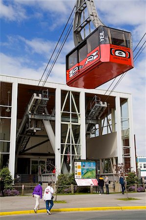 Mount Roberts Tramway, Juneau, Southeast Alaska, United States of America, North America Foto de stock - Con derechos protegidos, Código: 841-03869616