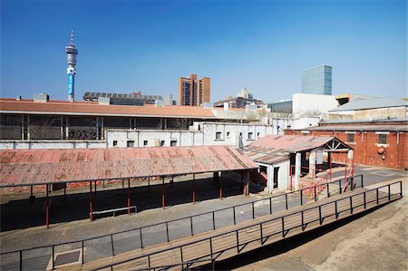 Constitution Hill, l'Apartheid ancienne prison, Hillbrow, Johannesburg, Gauteng, Afrique du Sud, Afrique Photographie de stock - Rights-Managed, Code: 841-03870057