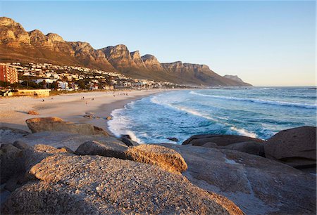 Camps Bay, Cape Town, Western Cape, South Africa, Africa Foto de stock - Direito Controlado, Número: 841-03870089