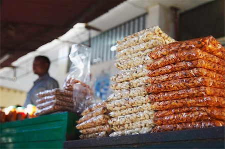 Cashew nuts for sale in municipal market, Maputo, Mozambique, Africa Stock Photo - Rights-Managed, Code: 841-03870119