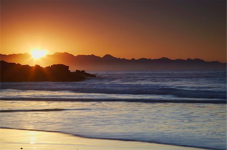 south africa and landscape - Sunrise at Plettenberg Bay, Western Cape, South Africa, Africa Stock Photo - Rights-Managed, Code: 841-03870156