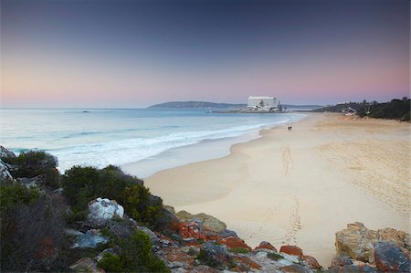 south africa and landscape - Plettenberg Bay beach at dawn, Western Cape, South Africa, Africa Stock Photo - Rights-Managed, Code: 841-03870165