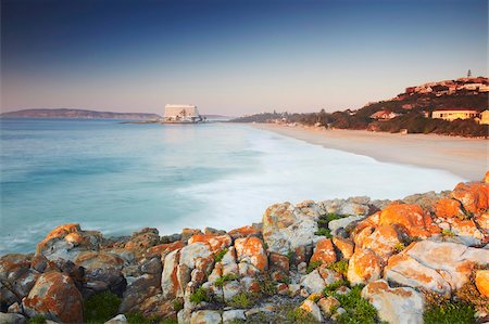 south africa and landscape - Plettenberg Bay beach at dawn, Western Cape, South Africa, Africa Stock Photo - Rights-Managed, Code: 841-03870166