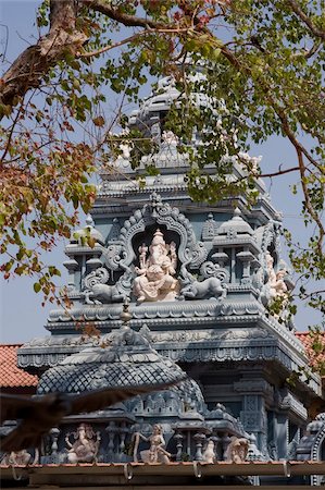 Temple de Seigneur Ganesha près Udupi, Karnataka, Inde, Asie Photographie de stock - Rights-Managed, Code: 841-03870268