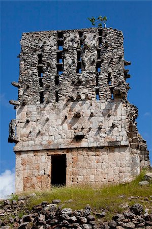 simsearch:6119-08269453,k - El Mirador (Watch Tower) (Observator), Mayan ruins, Labna, Yucatan, Mexico, North America Foto de stock - Con derechos protegidos, Código: 841-03870303