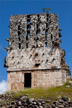 simsearch:6119-08269453,k - El Mirador (Watch Tower) (Observator), Mayan ruins, Labna, Yucatan, Mexico, North America Stock Photo - Rights-Managed, Code: 841-03870303