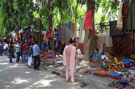 Marché de Janpath, Delhi, Inde, Asie Photographie de stock - Rights-Managed, Code: 841-03870335