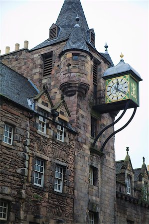 Canongate Tolbooth, Royal Mile, Old Town, Édimbourg, Écosse, Royaume-Uni, Europe Photographie de stock - Rights-Managed, Code: 841-03870391