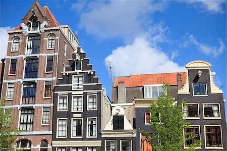 simsearch:841-06030736,k - Houses along a canal, Amsterdam, Netherlands, Europe Foto de stock - Con derechos protegidos, Código: 841-03870479