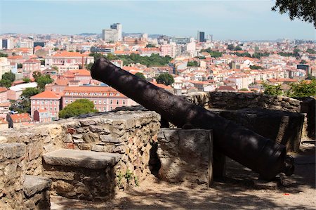 St. George Castle, Lisbon, Portugal, Europe Stock Photo - Rights-Managed, Code: 841-03870506