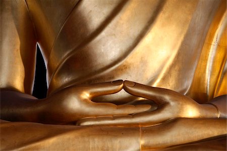 Detail of a large Buddha statue, Paris, France, Europe Stock Photo - Rights-Managed, Code: 841-03870593