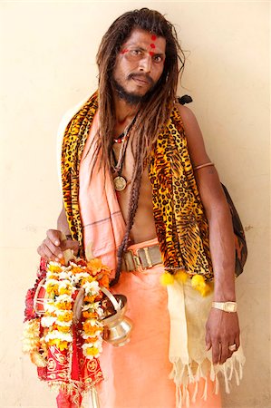 santa - Sadhu at Haridwar Kumbh Mela, Haridwar, Uttarakhand, India, Asia Foto de stock - Con derechos protegidos, Código: 841-03870699