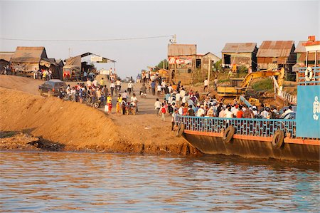 simsearch:841-07457066,k - Mekong River ferry in Phnom Penh, Cambodia, Indochina, Southeast Asia, Asia Stock Photo - Rights-Managed, Code: 841-03870714