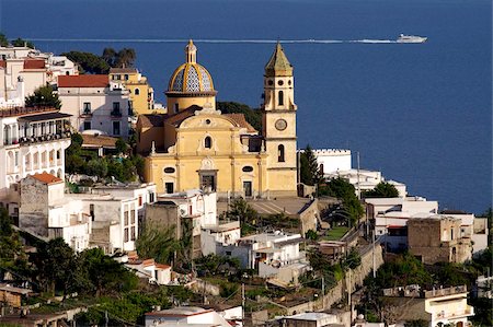 The church San Gennaro, Praiano, Amalfi Coast, UNESCO World Heritage Site, Campania, Italy, Europe Foto de stock - Con derechos protegidos, Código: 841-03870763