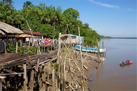 south american houses - In the everglades of Belem area, Brazil, South America Stock Photo - Rights-Managed, Code: 841-03870777