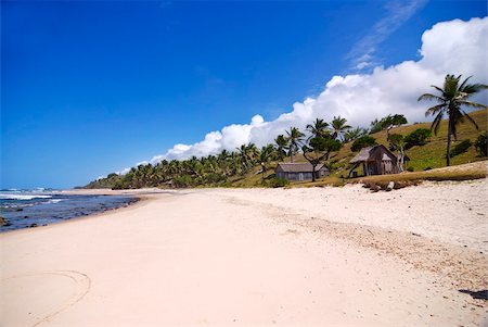 White sandy beach on Ile Sainte Marie, Madagascar, Indian Ocean, Africa Stock Photo - Rights-Managed, Code: 841-03870814