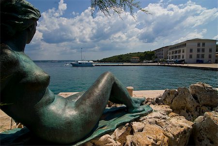Naked woman statue at the Brioni Islands, the summer residence of Tito, Istria, Croatia, Europe Stock Photo - Rights-Managed, Code: 841-03870885
