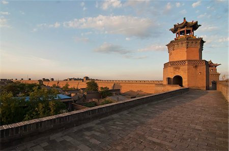 shanxi province - Overlook of Pingyao, renowned for its well-preserved ancient city wall, UNESCO World Heritage Site, Shanxi, China, Asia Stock Photo - Rights-Managed, Code: 841-03870988