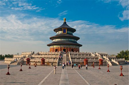 Le Temple du ciel, patrimoine mondial UNESCO, Beijing, Chine, Asie Photographie de stock - Rights-Managed, Code: 841-03871022