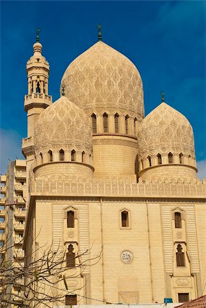 Abou El-Abbas mosquée, Alexandrie, en Égypte, en Afrique du Nord, Afrique Photographie de stock - Rights-Managed, Code: 841-03871034
