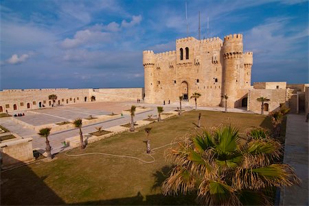 La Citadelle de Qaitbay, Alexandrie, en Égypte, en Afrique du Nord, l'Afrique Photographie de stock - Rights-Managed, Code: 841-03871040