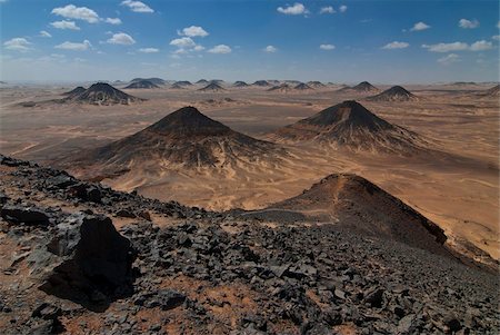 simsearch:841-03677367,k - Little mounds in the Black desert, Egypt, North Africa, Africa Fotografie stock - Rights-Managed, Codice: 841-03871041