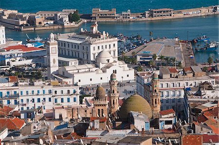 View over the Kasbah of Algiers, UNESCO World Heritage Site, Algiers, Algeria, North Africa, Africa Stock Photo - Rights-Managed, Code: 841-03871077