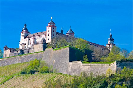 Fortress Marienberg, Wurzburg, Franconia, Bavaria, Germany, Europe Stock Photo - Rights-Managed, Code: 841-03871287