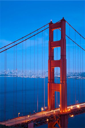 Golden Gate Bridge, San Francisco, Californie, États-Unis d'Amérique, l'Amérique du Nord Photographie de stock - Rights-Managed, Code: 841-03871501