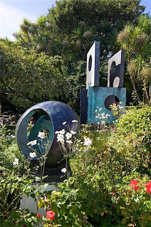 simsearch:841-05846288,k - Barbara Hepworth Museum and Sculpture Garden, St. Ives, Cornwall, England, United Kingdom, Europe Foto de stock - Con derechos protegidos, Código: 841-03871731