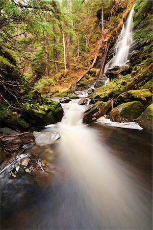 small islands - Waterfall on Institute Creek, Wrangell Island Alaska Stock Photo - Rights-Managed, Code: 854-02956181