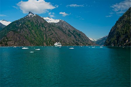 endicott arm - Royal Carribean cruise ship *Serenade of the Seas* in Endicott Arm near Dawes Glacier, Tracy Arm- Fords Terror National Wilderness, Southeast Alaska Stock Photo - Rights-Managed, Code: 854-03392516