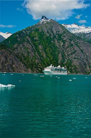 endicott arm - Royal Carribean cruise ship *Serenade of the Seas* in Endicott Arm near Dawes Glacier, Tracy Arm- Fords Terror National Wilderness, Southeast Alaska Stock Photo - Rights-Managed, Code: 854-03392529