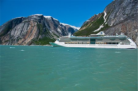 simsearch:854-03392534,k - Royal Carribean cruise ship *Serenade of the Seas* in Endicott Arm near Dawes Glacier, Tracy Arm- Fords Terror National Wilderness, Southeast Alaska Stock Photo - Rights-Managed, Code: 854-03392537