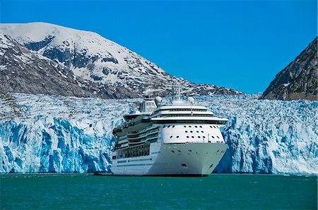 simsearch:854-03392534,k - Royal Carribean cruise ship *Serenade of the Seas* in Endicott Arm near Dawes Glacier, Tracy Arm- Fords Terror National Wilderness, Southeast Alaska Stock Photo - Rights-Managed, Code: 854-03392549