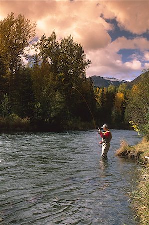 Fly fishing straw hat Stock Photos - Page 1 : Masterfile