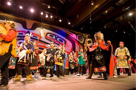 Sealaska Heritage Institute Tlingit, Haida, and Tsimshian Celebration 2008, Juneau, Alaska Stock Photo - Rights-Managed, Code: 854-03539061