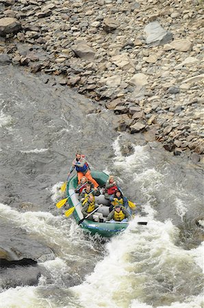 simsearch:854-03740258,k - View overlooking rafters on the Talachulitina River about to run the rapids, Interior Alaska, Summer Foto de stock - Direito Controlado, Número: 854-03846004