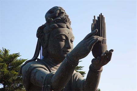 simsearch:855-05984035,k - Statuaire bouddhique à Ngon Ping, Po Lin monastère, Lantau Island, Hong Kong Photographie de stock - Rights-Managed, Code: 855-05984099