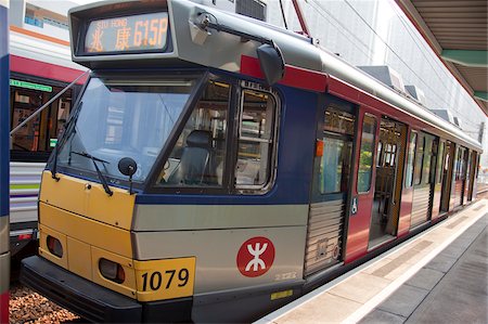 Light rail at Tuen Mun, New Territories, Hong Kong Foto de stock - Con derechos protegidos, Código: 855-05984298