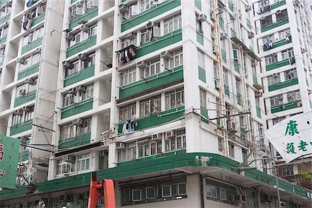 Residential buildings at Tai Kok Tsui, Kowloon, Hong Kong Stock Photo - Rights-Managed, Code: 855-05984440