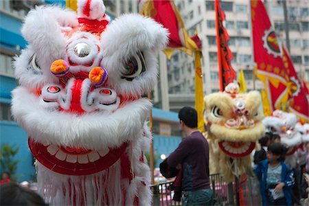 Temple festival held at Tai Kok Tsui, Hong Kong Stock Photo - Rights-Managed, Code: 855-05984450