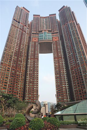 Condominiums luxueuses à la gare de Kowloon, Hong Kong Photographie de stock - Rights-Managed, Code: 855-05984633