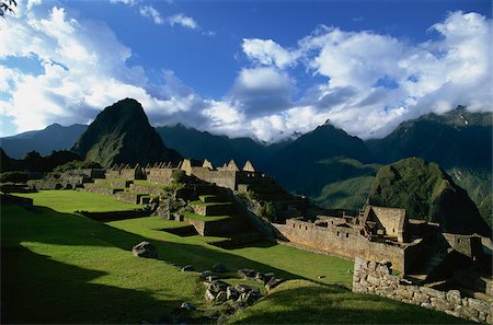 Inca Ruins, Machu Picchu, Peru Foto de stock - Con derechos protegidos, Código: 855-05980882