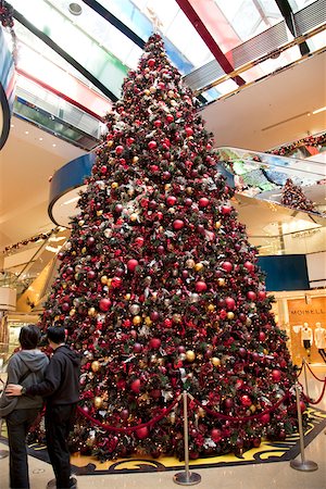 Christmas decoration at City Plaza, Taikoo Shing, Hong Kong Stock Photo - Rights-Managed, Code: 855-05980946
