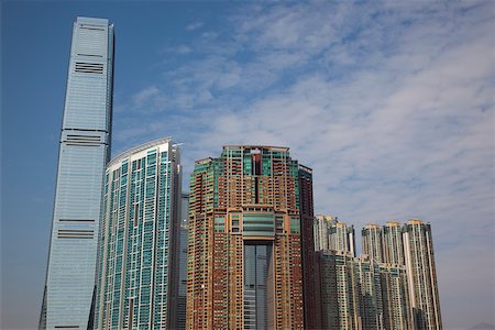 simsearch:855-05981064,k - Skyline in Union Square, West Kowloon, Hong Kong Stock Photo - Rights-Managed, Code: 855-05981076