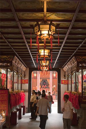 simsearch:855-03024852,k - Chinese temple, Yu Yuan, Shanghai, China Fotografie stock - Rights-Managed, Codice: 855-05981315