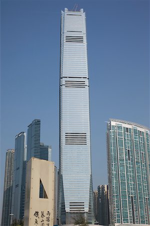 Skyline in Union Square, West Kowloon, Hong Kong Stock Photo - Rights-Managed, Code: 855-05981611
